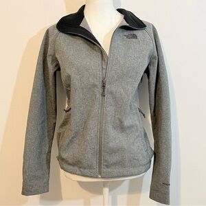 The North Face WindWall Jacket Women’s M Gray Full Zip Softshell